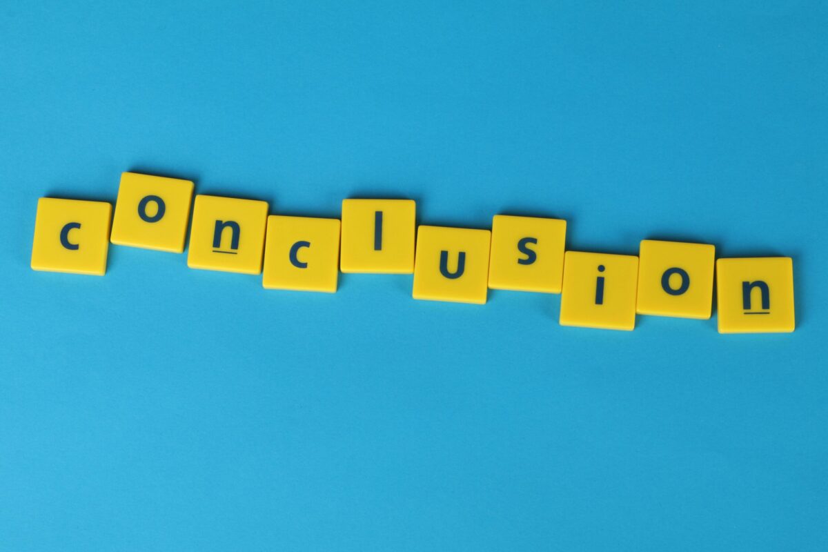 conclusionと書かれてる