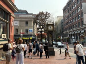 バンクーバーのGastownの街並み