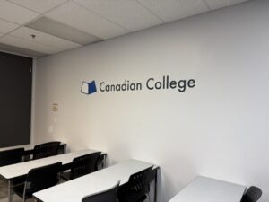 Canadian College classroom