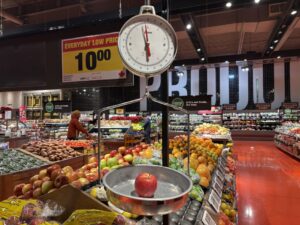 野菜コーナーの秤